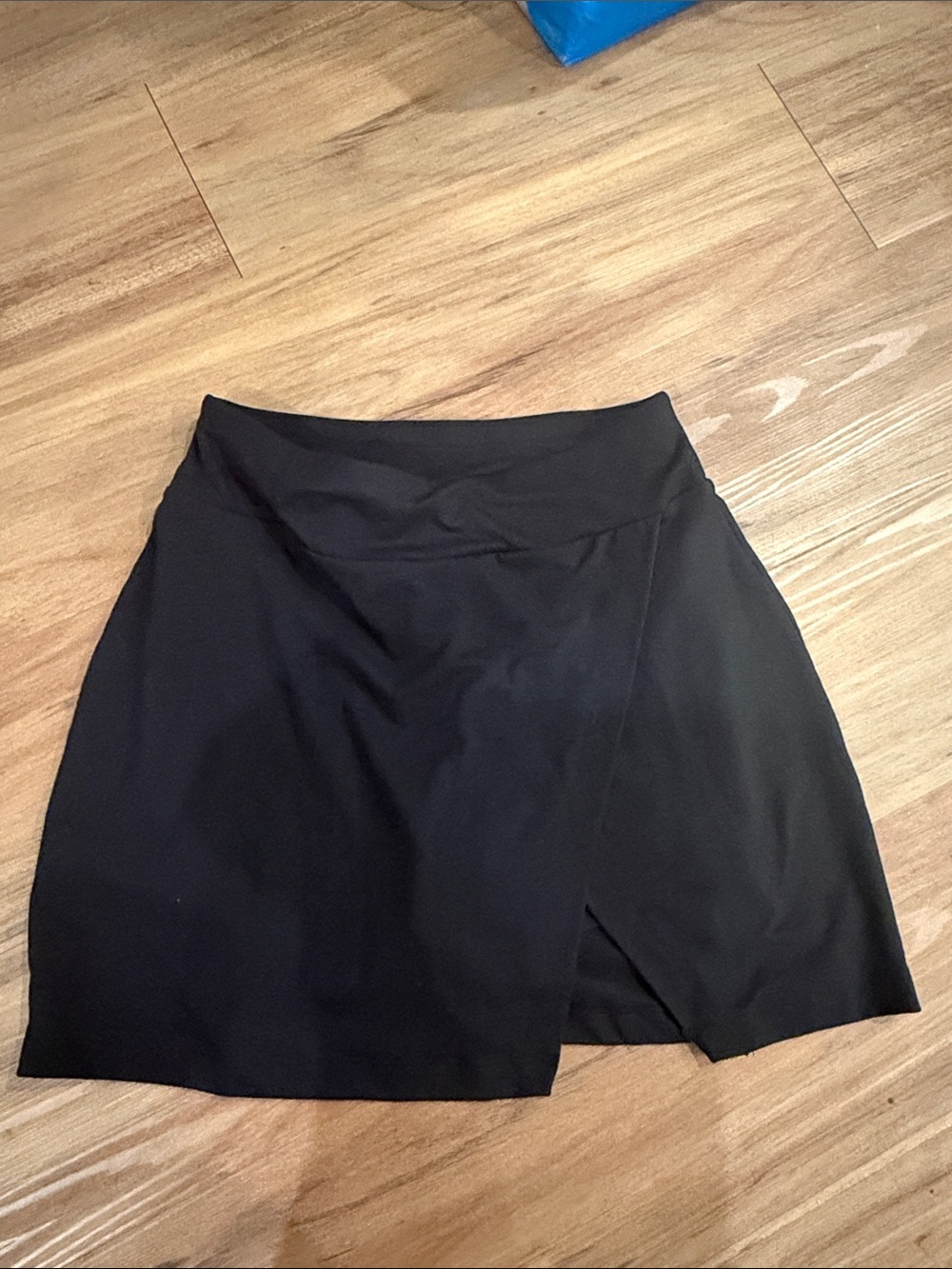 Jockey Black Asymmetrical Wrap Skirt